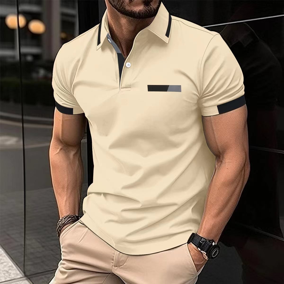 Men's Casual Polo Shirt - Image 6