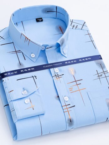 Middle-aged Men’s Casual Shirt