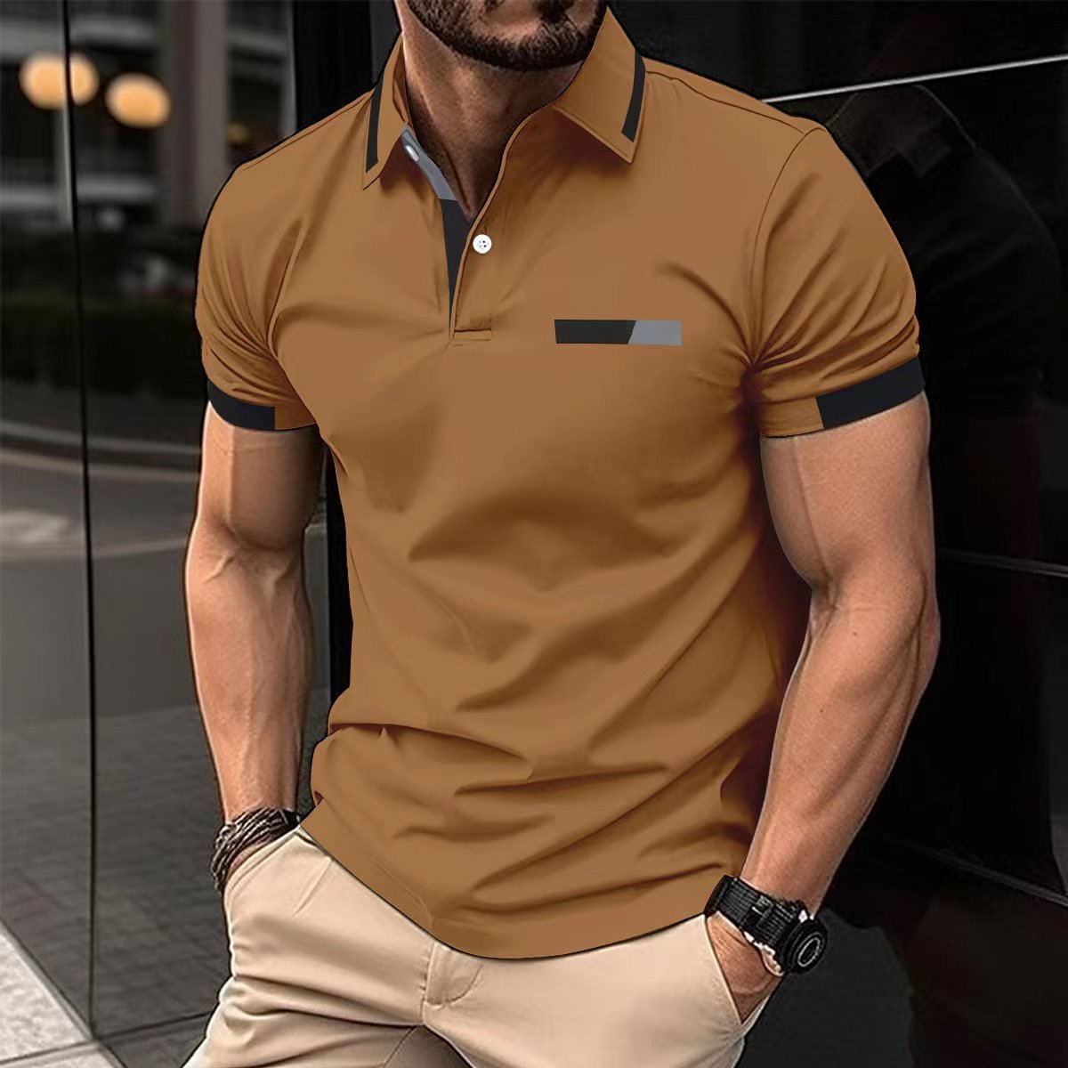 Men's Casual Polo Shirt - Image 10