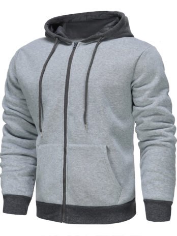 New Hoodie Men Zipper Cardigan Outerwear