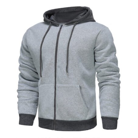 New Hoodie Men Zipper Cardigan Outerwear - Image 2