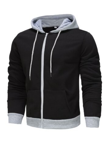 New Hoodie Men Zipper Cardigan Outerwear