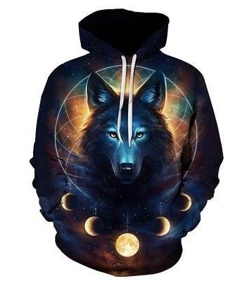 Digital Print Hoodie Couple Wear hoodies