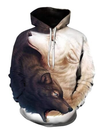 Digital Print Hoodie Couple Wear hoodies