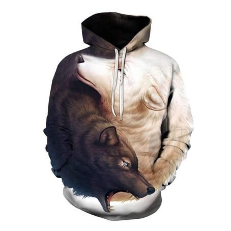 Digital Print Hoodie Couple Wear hoodies - Image 2