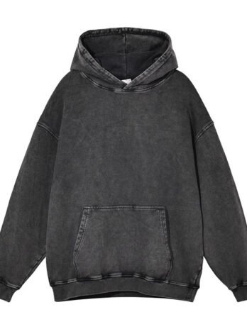 Retro Washed Sweater Loose Men’s Collarless