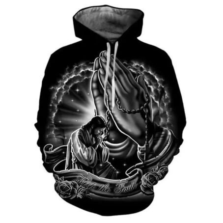 Men's Hooded 3D Digital Printing Sweater - Image 6