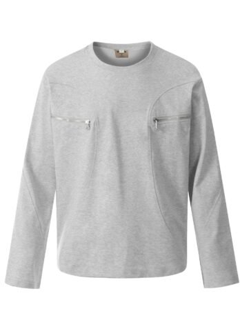 American Retro Simple Loose Design Long Sleeve