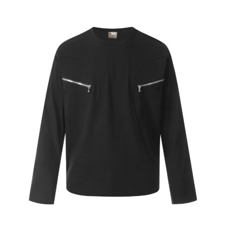 American Retro Simple Loose Design Long Sleeve