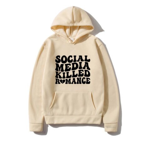 Spring Letter Pattern Printed Hoodie Long Sleeve Casual - Image 8