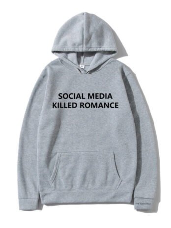 Spring Letter Pattern Printed Hoodie Long Sleeve Casual