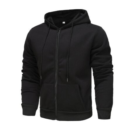 New Hoodie Men Zipper Cardigan Outerwear - Image 3