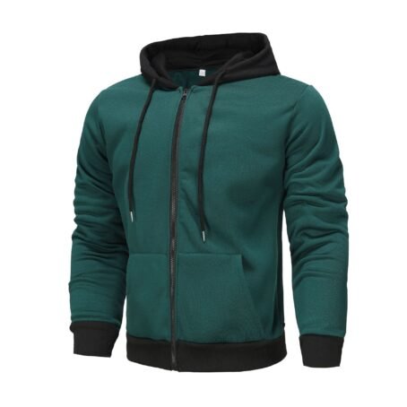 New Hoodie Men Zipper Cardigan Outerwear - Image 7