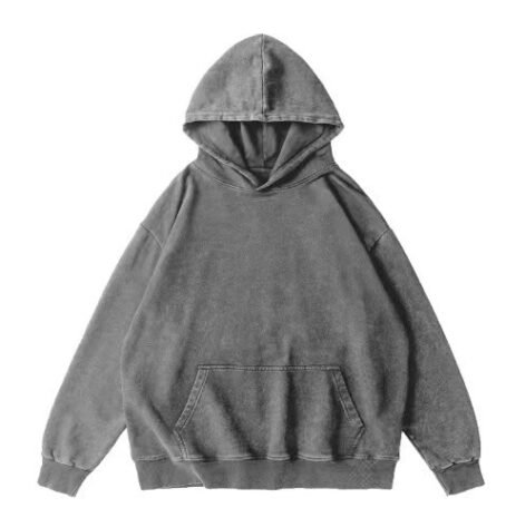 Retro Washed Sweater Loose Men's Collarless - Image 3