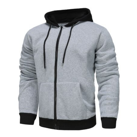 New Hoodie Men Zipper Cardigan Outerwear - Image 9